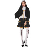 Halloween Nun Party Women Costume 19028