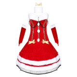 Christmas Strapless Dress 8875