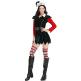 M-XL Women Christmas Costume with Stockings 1944