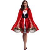 S-XXXL Red Riding Hat Fairy Costume 1847