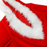 Santa Baby Velvet Christmas Holiday Dress 767