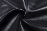 Women Faux Leather Crop Top 1732839