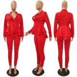 8 Colors Business Women Blazer Suit 610