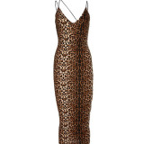 Sexy Leopard Midi Dress 1735782
