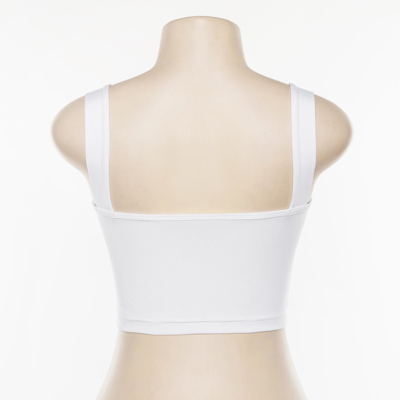 Buckle Strap Crop Top