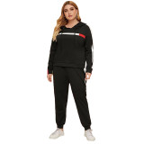 Hooded Plus Size Track Suits For Women P5002