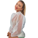 Sexy Transparent Blouse For Women 1493