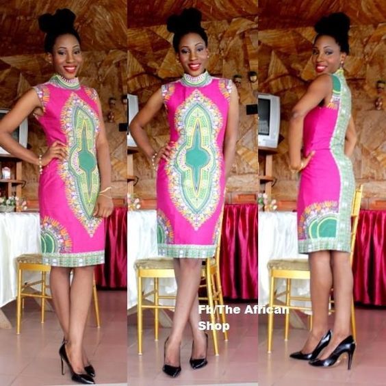formal dashiki dress