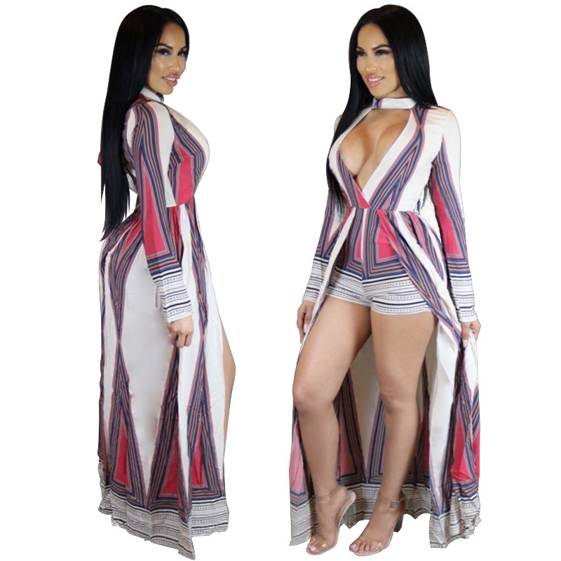 Hedendaags Groothandel Sexy Afrikaanse Dashiki witte jurk kort 27024 UI-41