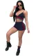 Block Color Bra Top and Shorts