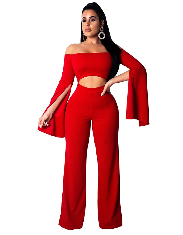 cut off jumpsuit