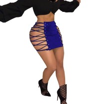 Sexy Lace Up Mini Skirt
