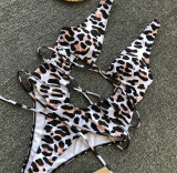Leopard Sexy One-Piece Erotic Swimwear
