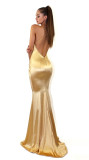 Silk Straps Mermaid Evening Dress