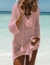 Sexy Hollow Out Cover Ups with Sleeves
