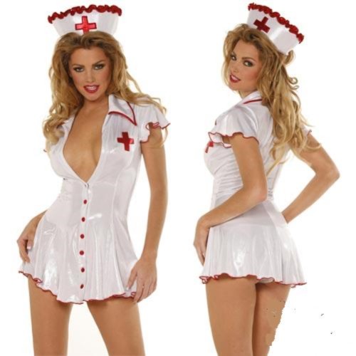 Vrouwen sexy verpleegster kostuum