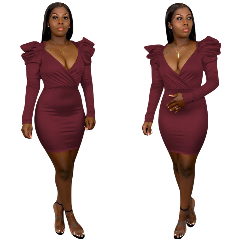 wrap club dress