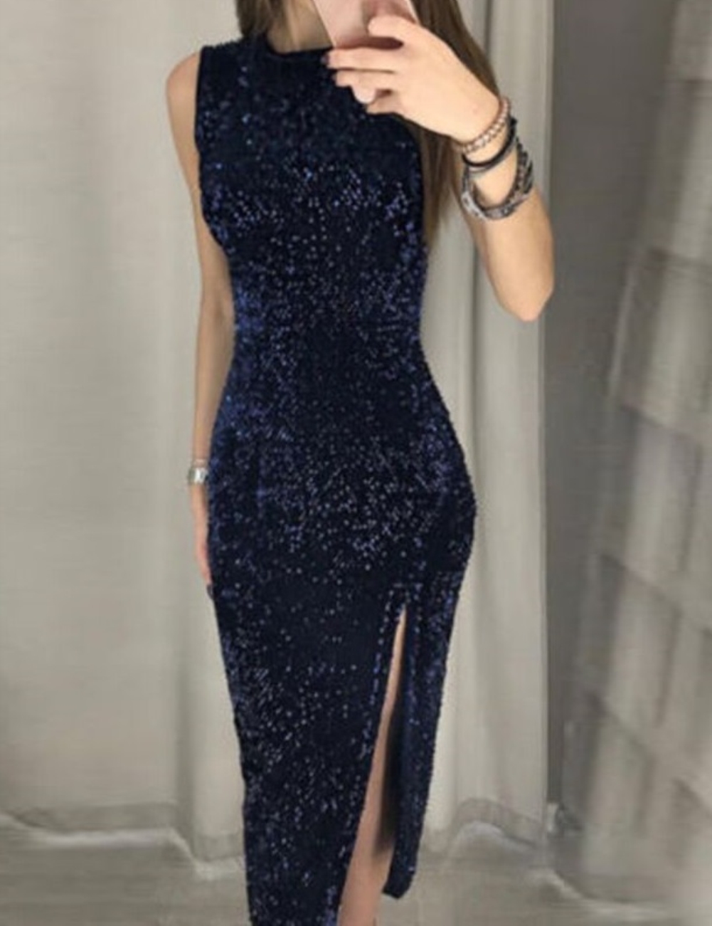 vestidos midi coctel