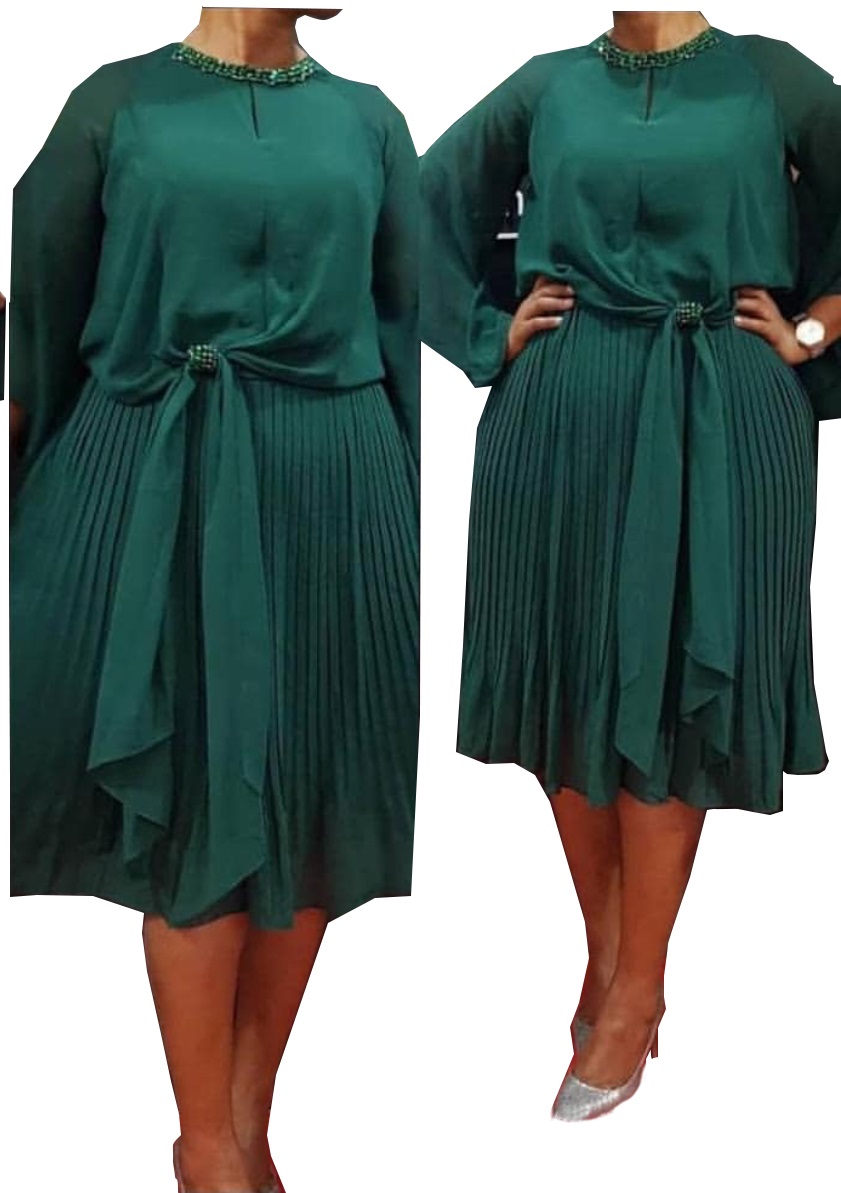 mother of the bride pleated dress