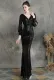 Sequins Deep-V Mermaid Evening Dress