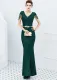 Sequins V-Neck Mermaid Evening Dress