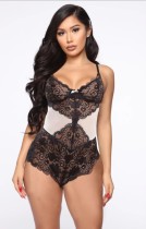 Erotic Black See Through Lace Lingerie