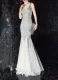 Sequins V-Neck Sleeveless Mermaid Evening Dress