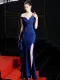 Sexy Sweetheart Slit Mermaid Evening Dress