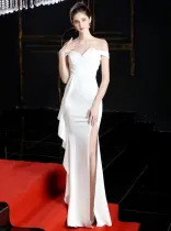 Sexy Sweetheart Slit Mermaid Evening Dress