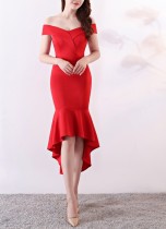 Sexy Sweetheart Fishtail Cocktail Dress