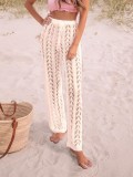 Summer Crochet Hollow Out Beach Pants