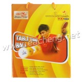Double Fish 1-star 40mm Table Tennis Training Ball White