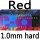 red 1.0mm hard