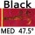 black medium 47.5°