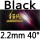 black 2.2mm 40°