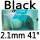 black 2.1mm 41°