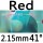 red 2.15mm 41°