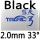 black 2.0mm 33°