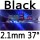 black 2.1mm 37°