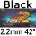 black 2.2mm H42