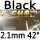 black 2.1mm H42