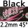 black 2.2mm H45