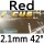 red 2.1mm H42