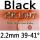 black 2.2mm 39-41°