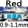 red 0.9-1.1mm