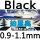 black 0.9-1.1mm