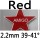 red 2.2mm 39-41°