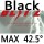 black MAX 42.5°