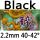 black 2.2mm 40-42°