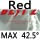 red MAX 42.5°